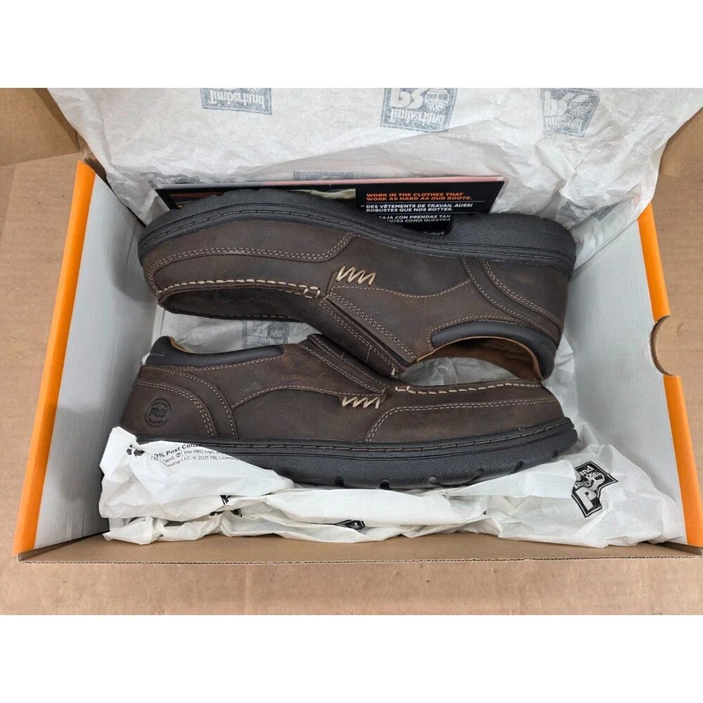Timberland PRO Branston ESD Slip-On Alloy Safety Toe Work Shoes, Men's Size 11 M